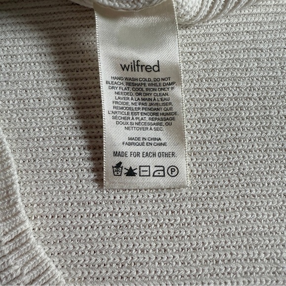 Wilfred By Aritzia White Sleeveless Halter Knit Top - 2XL - Picture 5 of 8